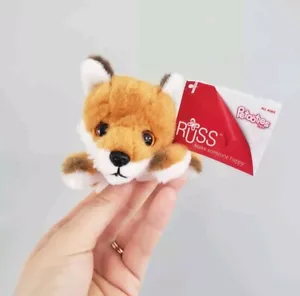 Juguete de peluche suave Russ Petooties Pets “rojo” zorro marrón blanco pequeño 5” - Imagen 1 de 5