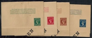 Grenada QV Postal Stationery COMPLETE Set of Wrappers 1/2d-2d w/SPECIMEN OVPT - Picture 1 of 1