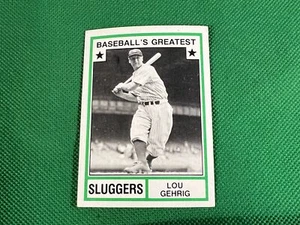 TCMA Greatest Sluggers #19 1982 Lou Gehrig Yankees de Nueva York - Imagen 1 de 1