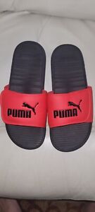PUMA Mens Flip Flops Size 10 New shoes Red and Black 