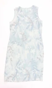 Josephine Chaus Women's Blue Floral Shift Dress 14 - Picture 1 of 12