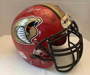 Carolina Cobras ARENA FOOTBALL Team Issued Riddell Helmet AUTOGRAPHED AFL - Picture 1 of 18