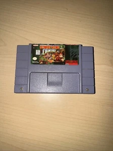 Donkey Kong Super Nintendo  Game Vintage  - Picture 1 of 2