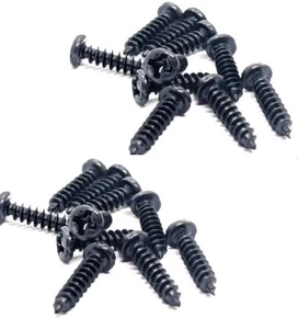 RC Screws M3 x 12 Black panhead self Tapping (For Plastic) Qty 20 - Picture 1 of 3
