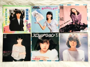 80s Japanese City Pop Idol Vinyl 7" Records Lot 6 Akina Nakamori Seiko Matsuda - Picture 1 of 11