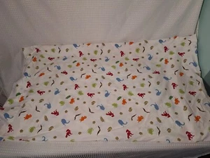 Circo Dinosaur Stomp N' Roar Flat Full Sheet 94"x77" - Picture 1 of 8