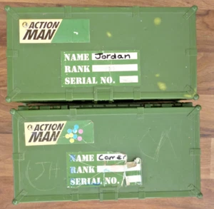 2 x Action Man Ammo Kit Box Storage Carry Case, Vintage 1993 - Picture 1 of 4