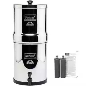 Big Berkey Gravity-Fed Stainless Steel Countertop Water Filter System 2.25 Gal - Picture 1 of 4