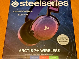 SteelSeries Arctis 7+ Destiny 2 Lightfall Edition Gaming Headset +++ BITTE LESEN - Bild 1 von 9