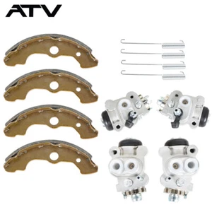 4Pcs Front Brake Wheel Cylinders & Shoes For Honda Foreman 450 TRX450 ES/S 4x4 - Picture 1 of 18