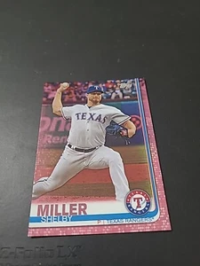 2019 Topps Update Shelby Miller Mothers Day Red 21/50 Rangers #US221 SSP - Bild 1 von 5