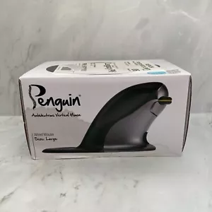 Penguin 9820101 Ambidextrous Vertical Wired Mouse Black & Grey - Size Large - Picture 1 of 10