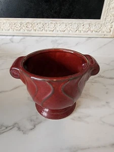 Vintage McM California Pottery Cranberry 5.5" Pot - Picture 1 of 7