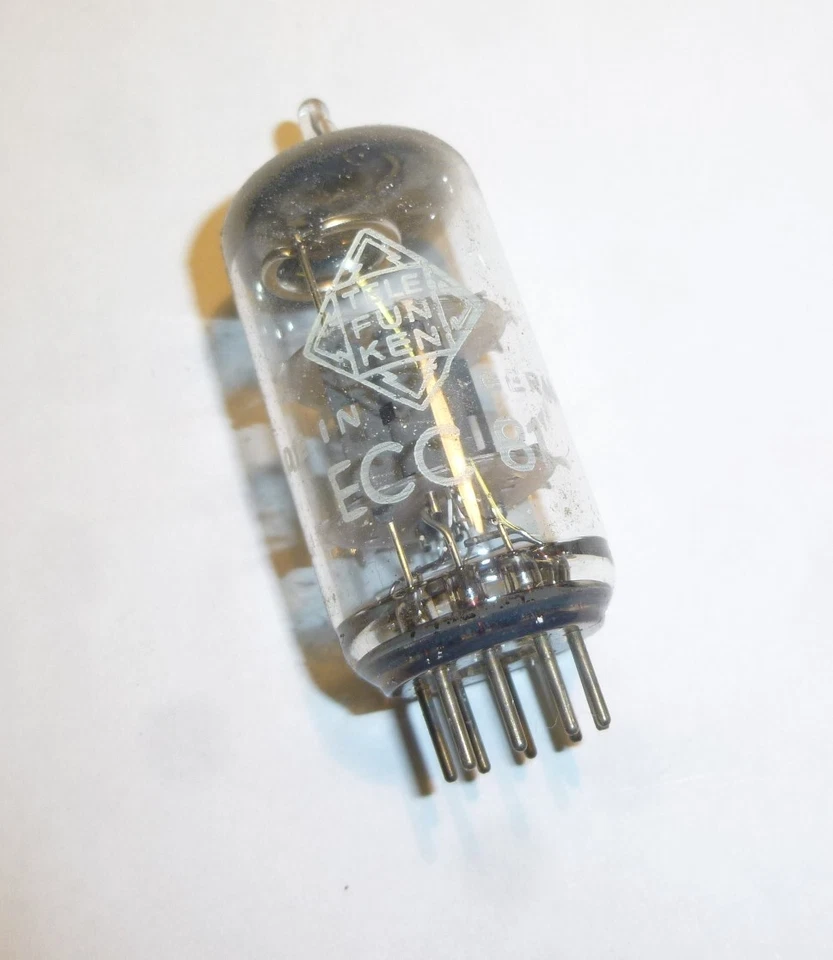 Röhre Tube ECC81  Telefunken , Raute , Code 30 - 3 , LF 261 - Bild 1 von 1