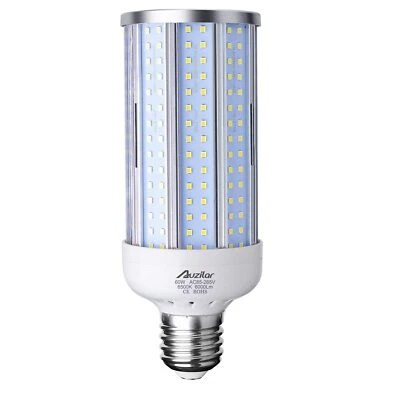 	60W Led Corn Light Bulb E39 Large Mogul Base 6000Lm 6500K Cool White For Metal	 - Image 1 of 4