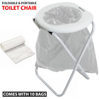 Folding Toilet Portable Chair Camping Travel Park Fishing Outdoors Seat