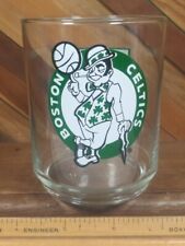 Vintage 1986 Boston Celtics NBA World Champions 4" Mobil Drinking Glass