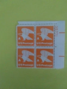 US. 1735. (15c) Adler "A". Zip Block 4 UR. postfrisch 1978 - Bild 1 von 1