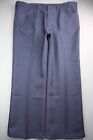 Vintage Men's Wrangler Polyester Pants Boot Cut Usa Blue Size 42X30 (Msr 41X27)