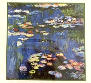Orenco Originals Water Lillies in Bloom #1 Claude Monet Cross Stitch Pattern New - Picture 1 of 4
