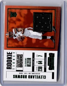 Parche de novato 2017 Panini Contenders - Deshone Kizer #SW-4 (MEM, RC) - Imagen 1 de 2