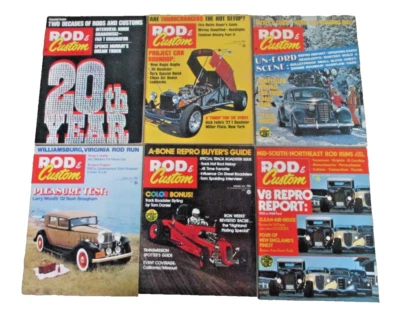 Rod & Custom Magazine Lot 1973 roadster V8 Nash Spalding street rods seventies - Image 1 of 2