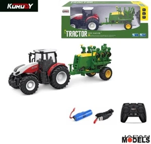 Tractor - Trattore RC Radiocomandato con luci e spargi semi 1:24 Korody 6646 - Foto 1 di 5