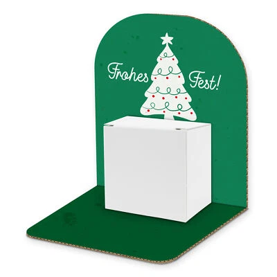 itenga Geldgeschenk Verpackung Gutschein Tannenbaum Weihnachten zum Aufstellen - Bild 1 von 4