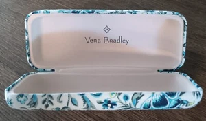 Vera Bradley Hartbrillenetui Gänseblümchen Punkte Paisley türkis Muster nicht mehr produziert SEHR SCHÖN - Bild 1 von 10