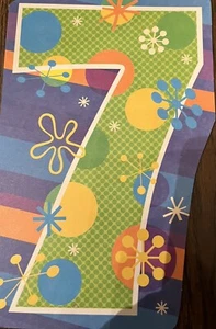 New Greeting Card HAPPY 7th BIRTHDAY w/ Envelope American Greetings - Picture 1 of 7