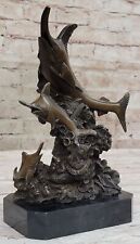 Sailfish Marlin Swordfish Bronze Sculptural Decor Statue Figurine Figure Sale