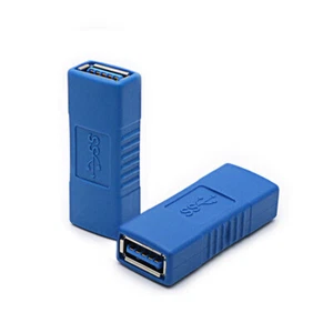 USB Female to Female 3.0 Type A Adapter Coupler Gender Changer Connector NEW - Picture 1 of 3