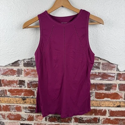 Athleta Tank Top Womens XS Purple Sleeveless Perforated Lightweight Activewear - Image 1 of 4