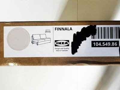 SOLO Funda Ikea FINNALA para sofá de dos plazas sección DORMIENTE, Gunnared beige - NUEVA Foto 1 de 4