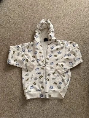 Толстовка с капюшоном South Pole молодежная на молнии размер молодежный большой 16-18 белая - Изображение 1 из 4