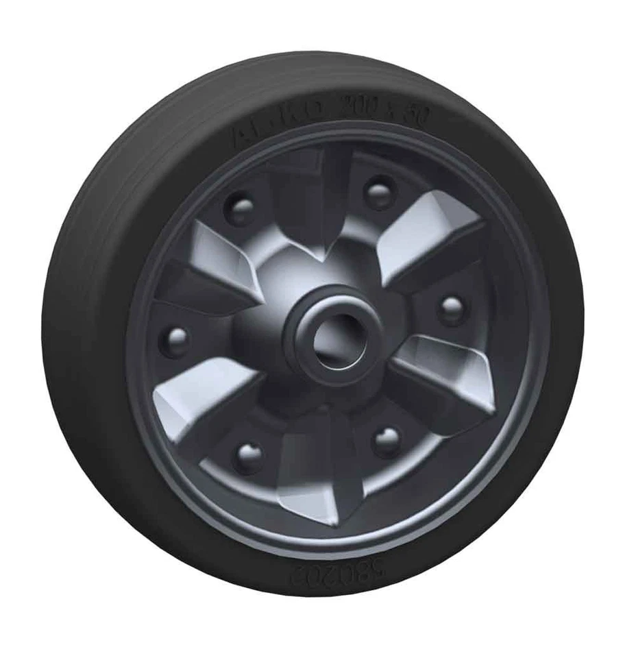 Alko Rad 200 x 50 500kg 580202 für 24388 242061 1212382 Ersatzrad Vollgummi - Bild 1 von 1