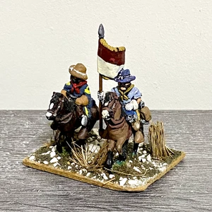 28mm ACW Union US Cavalry 1867 bemalte Metallfiguren Miniaturen Kriegsspiele #4 - Bild 1 von 4