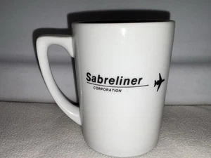 Vtg Sabreliner Corporation Coffee Mug Ceramic Aviation Military Collectible - Picture 1 of 5