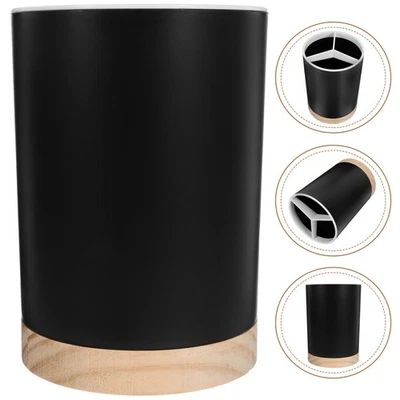 Chopstick Bucket 3-compartment Chopstick Holder Detachable Chopstick Utensil Pot - Image 1 of 4