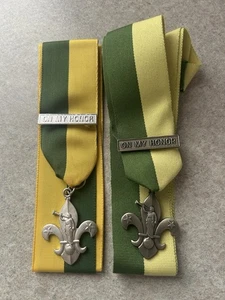Par de medallas de premio religiosas para adultos de colección Boy Scouts mormones en mi honor - Imagen 1 de 2