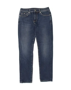 Pantalones de mezclilla ajustados para mujer GAS W31 L27 azul algodón BX07 - Imagen 1 de 3