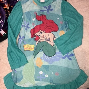 Vintage The Little Mermaid Pajama Girls Size 14 - Picture 1 of 6