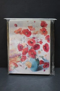 (8) Note Cards - FLOWERS, Leanin Tree - Picture 1 of 2