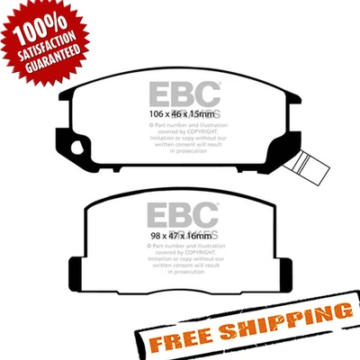 Pastillas de freno traseras EBC DP4602R Yellowstuff para Toyota MR2 1985-1989 Foto 1 de 4