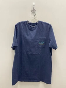 Vineyard Vines SIZE 16 Navy Pocket(s) Boy's Shirt - Picture 1 of 2