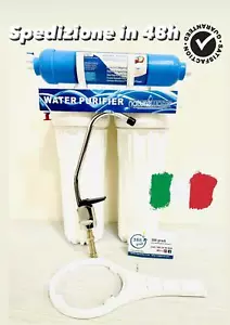 DEPURATORE ACQUA 3 STADI COMPACT SOTTOLAVELLO RUBINETTO ACQUA POTABILE - Imagen 1 de 6