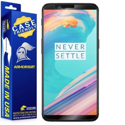 [2-Pack] ArmorSuit MilitaryShield OnePlus 5T Case Friendly Screen Protector - Image 1 of 4