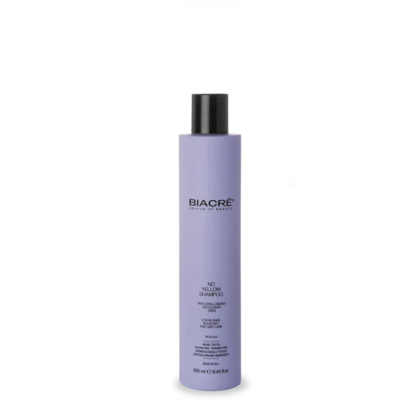 BIACRÈ NO YELLOW SHAMPOO BIACRE' Antigiallo potenziato 250 ml capelli biondi decolorati