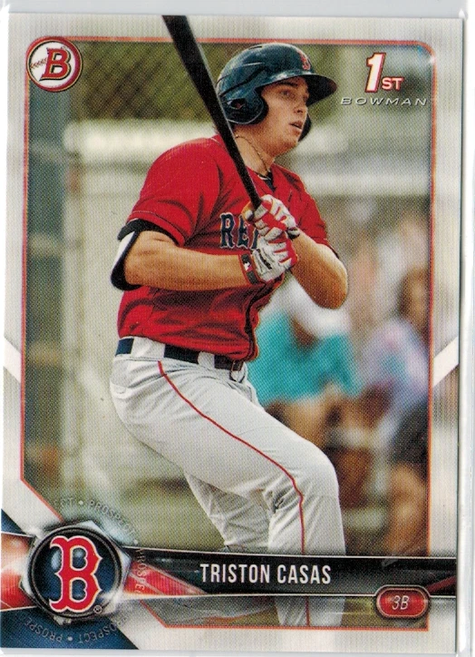 2018 Bowman Draft Paper Triston Casas #BD-171 1st - Image 1 of 1