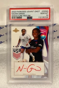 2023 Parkside One Nation One Team Naomi Girma RED AUTO PSA 10 *Pop6* - Picture 1 of 1